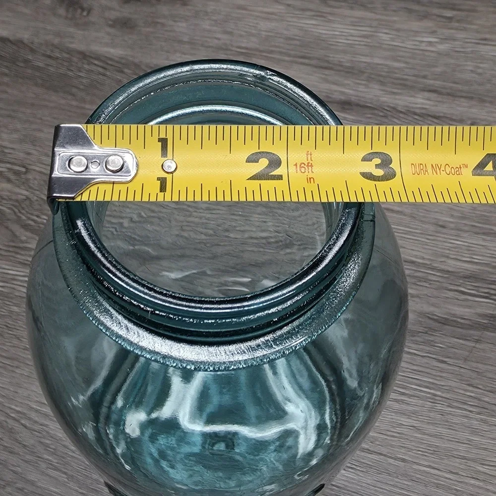 Vintage Blue Ball Perfect Mason Jar 2 Quart Half Gallon Canning Jar 8 Base